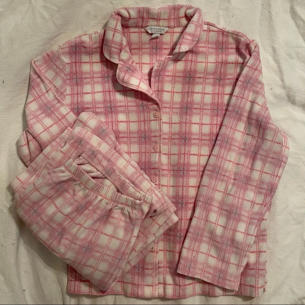 Charter Club Intimates Fleece Set - Picture 4 of 4